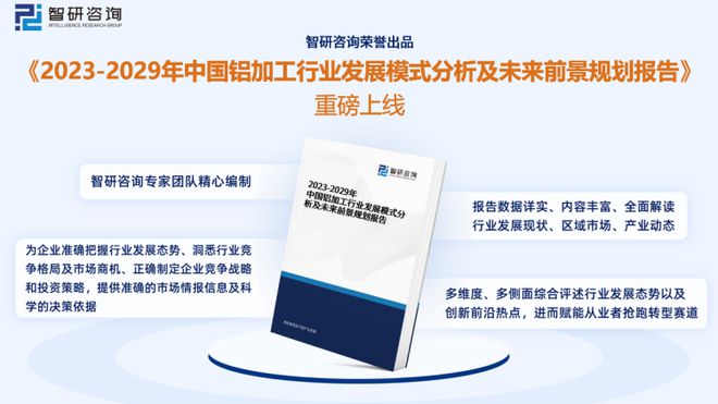 智研咨询——中国铝加工行业市场分析及发展前景预测（2023版）PP电子 PP电子平台(图1)
