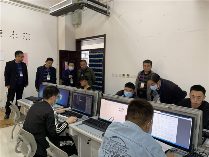 全国首批PP电子 PP电子平台“1+X”建筑工程识图职业技能等级考试在菏泽职业学院举行(图3)